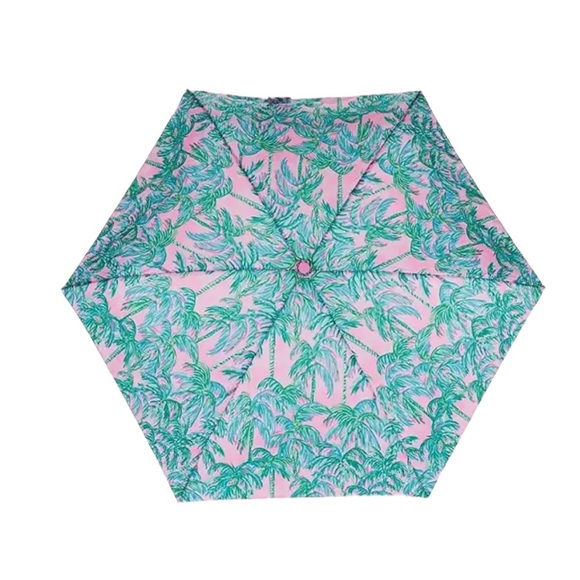 Lilly Pulitzer Accessories - Lilly Pulitzer “Suite Views” Mini Travel Umbella w Sleeve, NWT